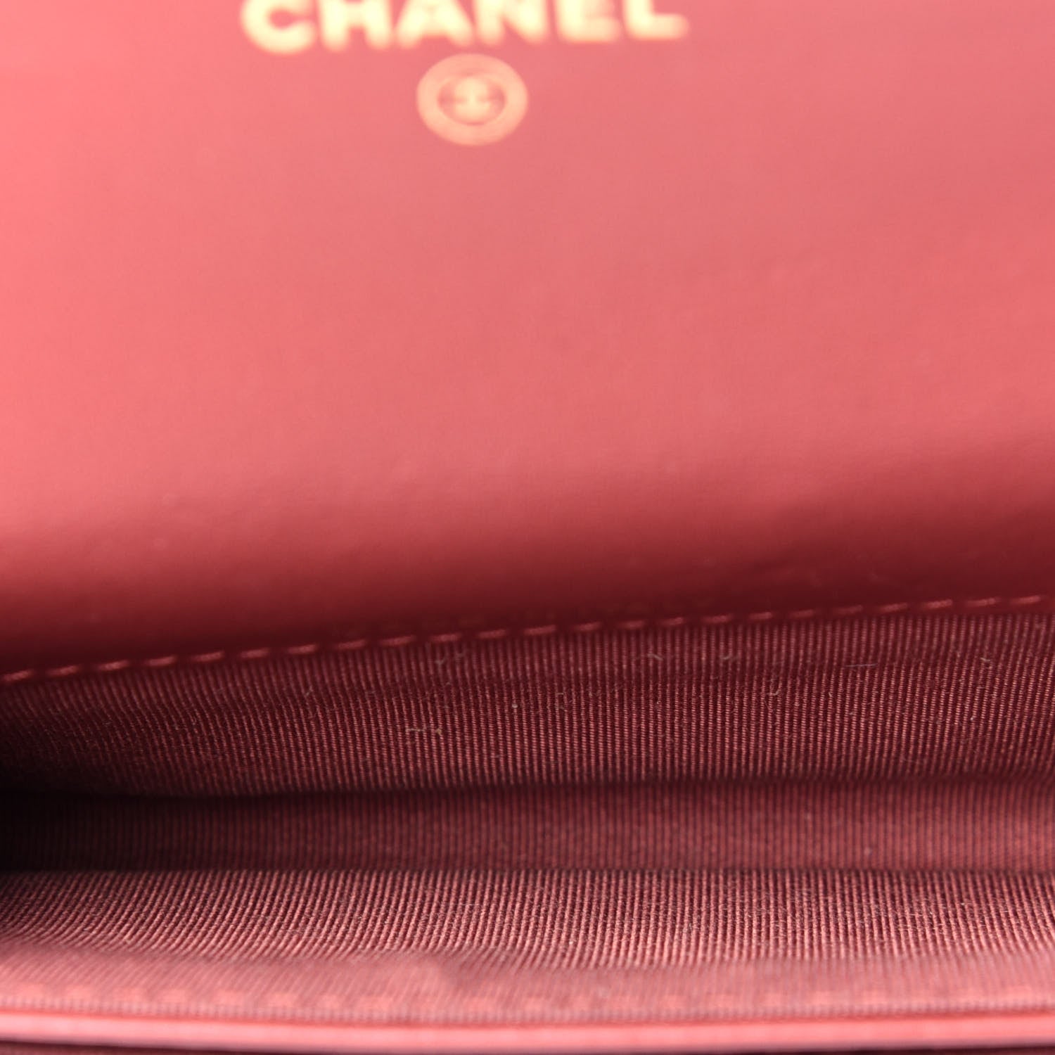 Chanel Lambskin Quilted Boy Card Holder Wallet Pink 5 of 13