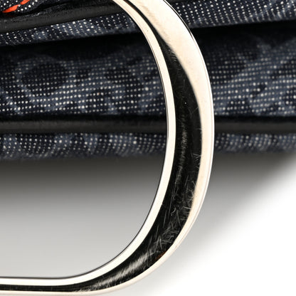 Christian Dior Denim Monogram Flight Saddle Bag 12 of 15