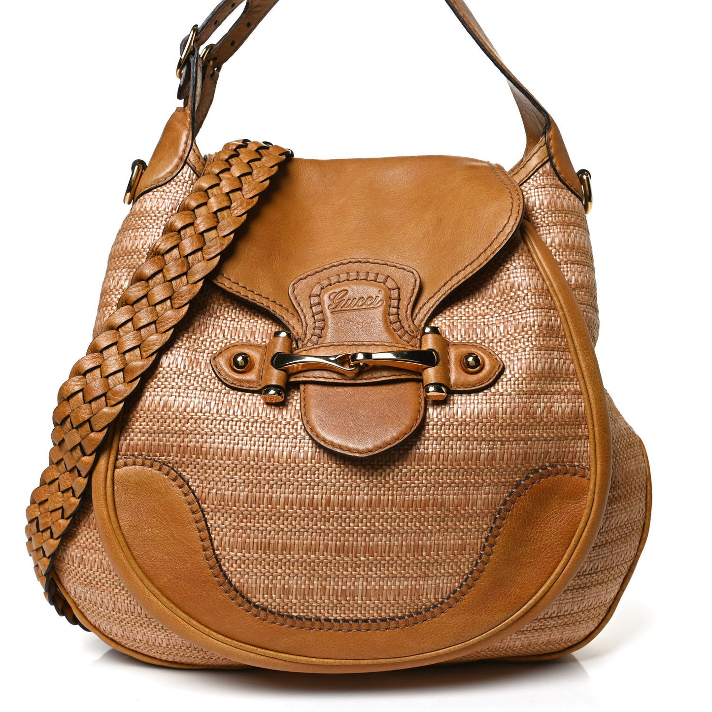 Libeccio Raffia Large New Pelham Shoulder Bag Light Brown