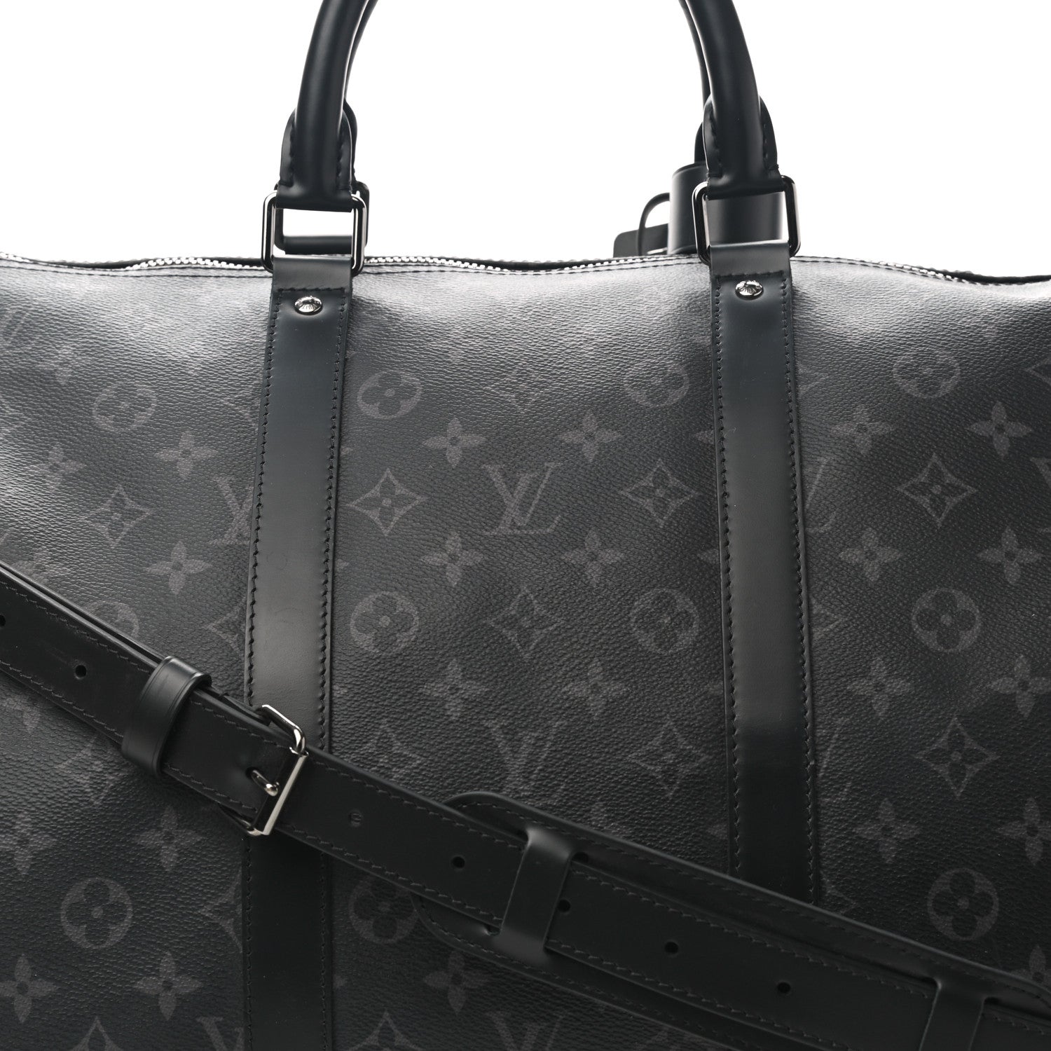Louis Vuitton Monogram Eclipse Keepall Bandouliere 55 7 of 12
