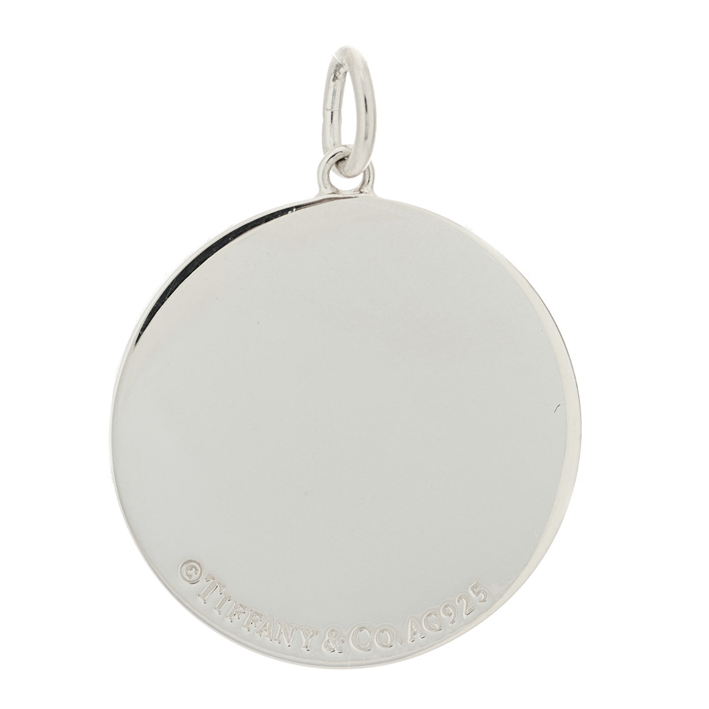 Sterling Silver Love Bugs Round Tag Charm