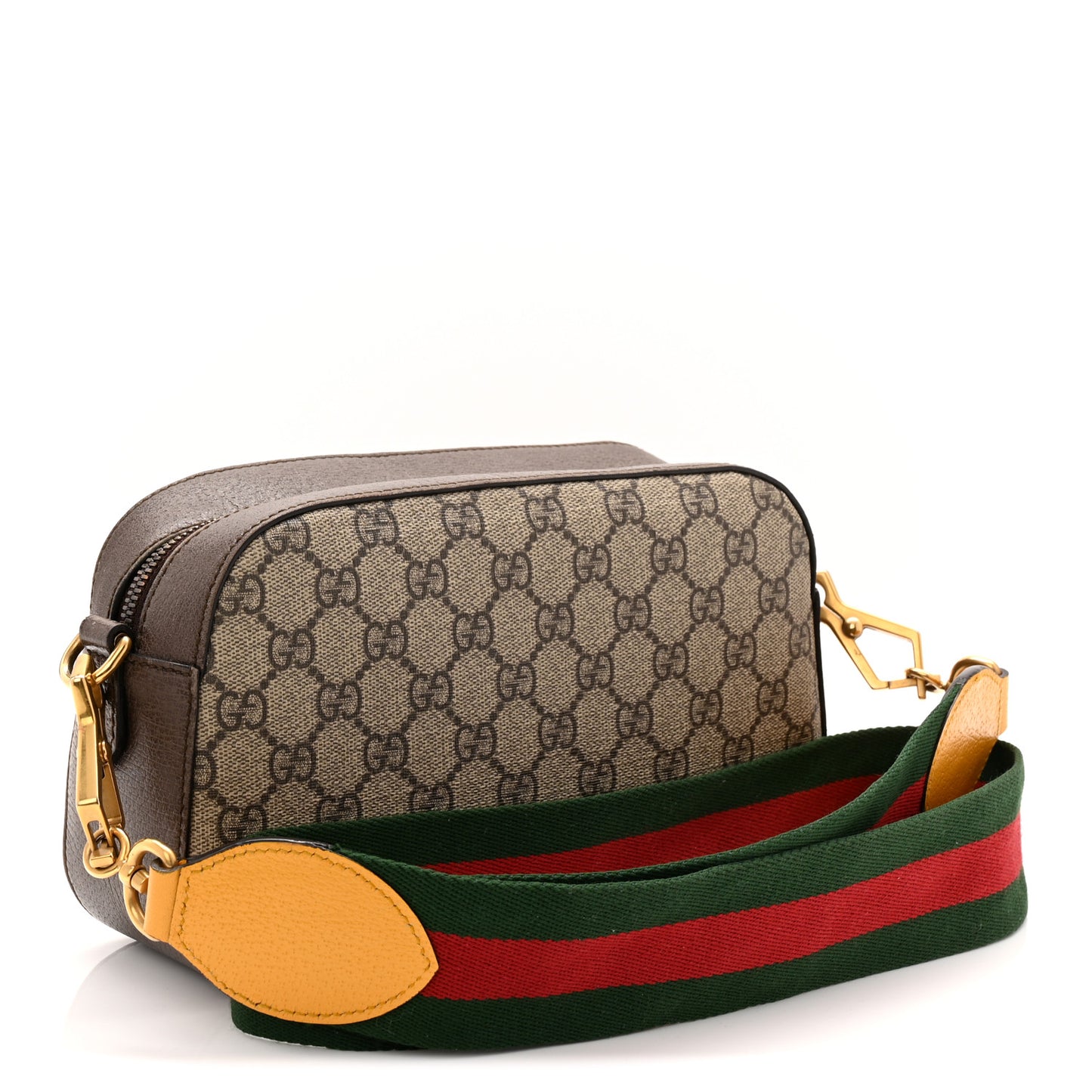 GG Supreme Monogram Web Neo Vintage Shoulder Bag Beige New Acero Crop