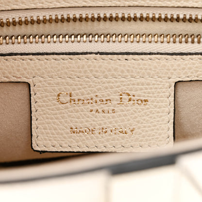 Christian Dior Grained Calfskin Saddle Bag White 6 of 13