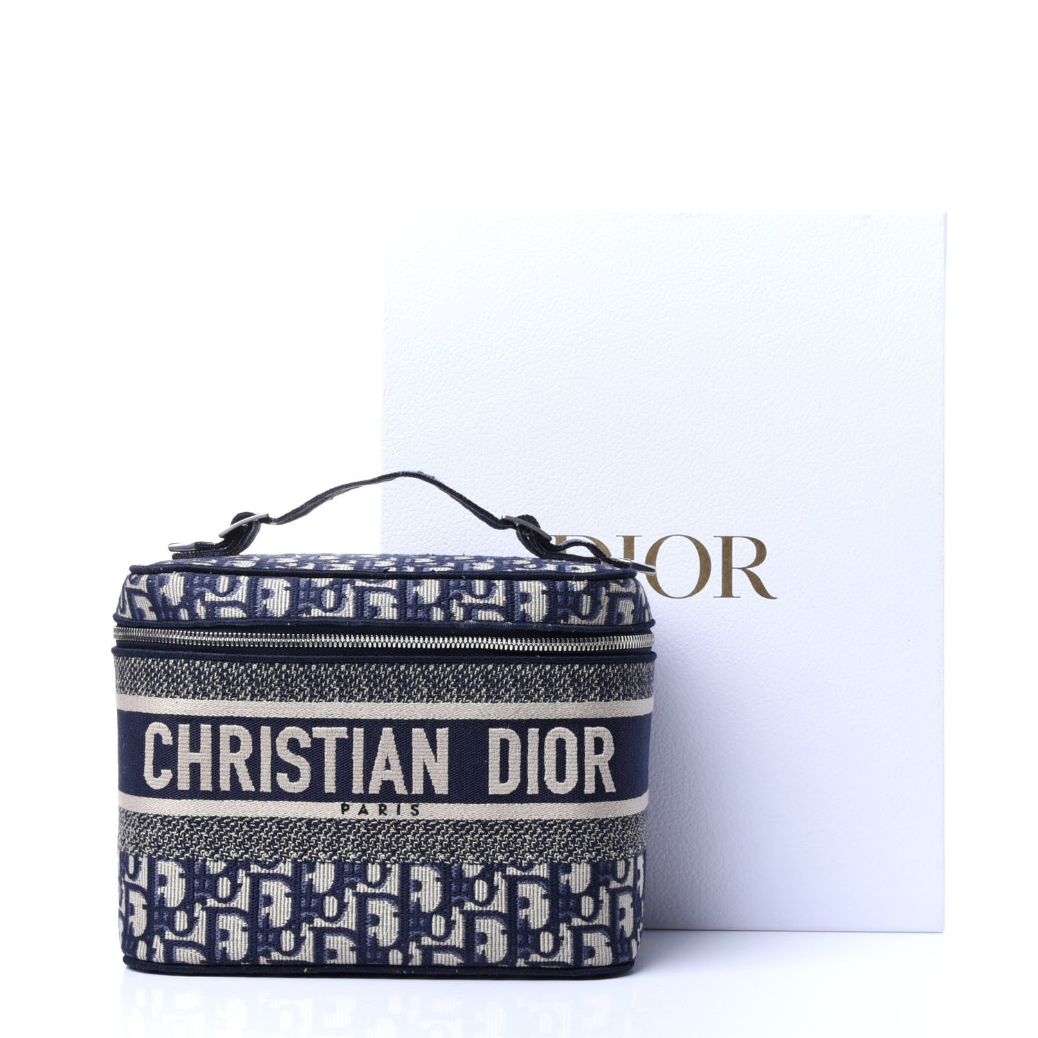 Christian Dior Oblique Diortravel Vanity Case Blue 12 of 12