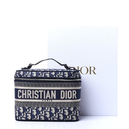 Christian Dior Oblique Diortravel Vanity Case Blue 12 of 12