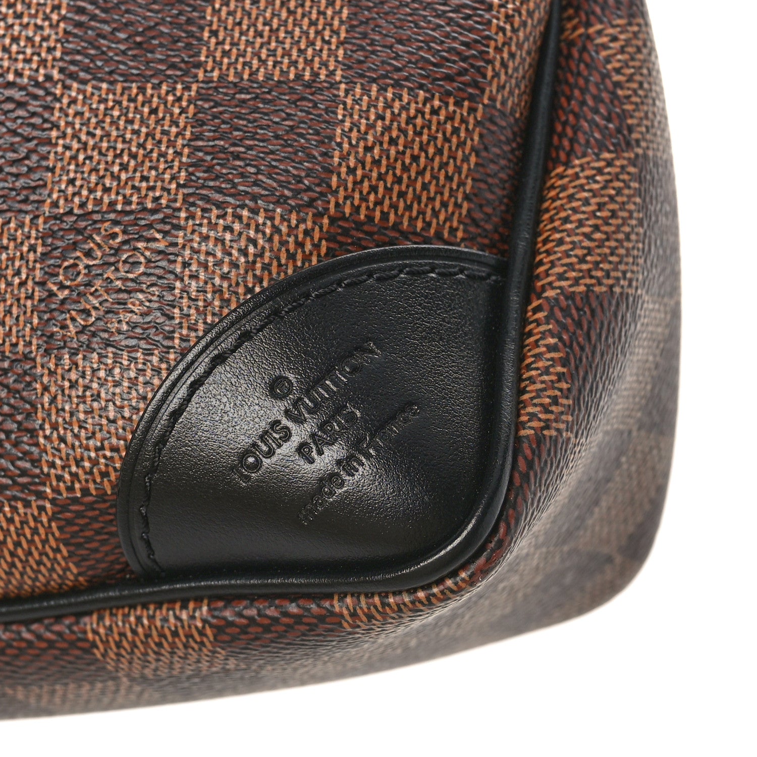 Louis Vuitton Damier Ebene Odeon PM Black 6 of 8