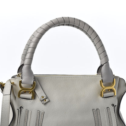 Chloe Calfskin Medium Marcie Satchel Cashmere Grey 11 of 11