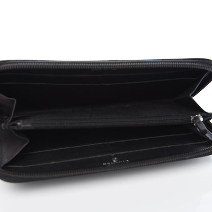 Chanel Caviar Large Timeless CC Zip Around Wallet Black 5 of 12