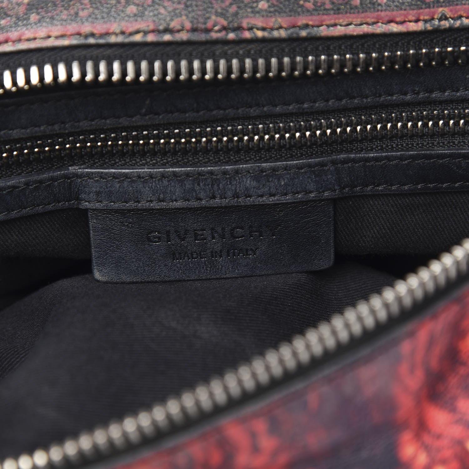 Givenchy Rubber Effect Floral Print Small Pandora Black Multicolor 6 of 10