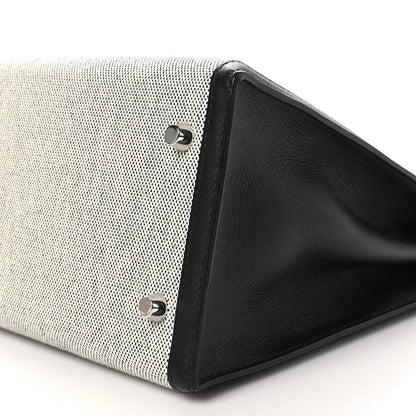 Hermes Toile Swift Kelly Sellier 28 Ecru Black 10 of 10