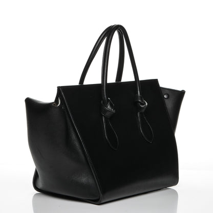 Celine Smooth Calfskin Small Tie Knot Tote Black 3 of 6