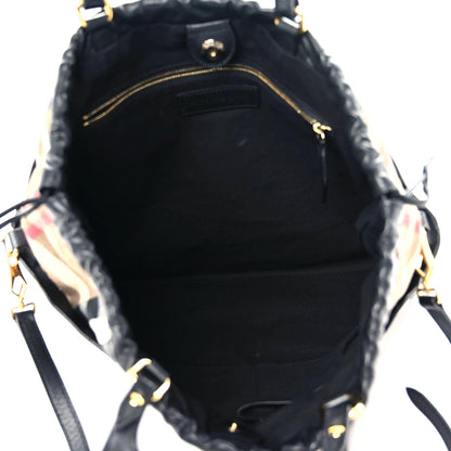 Burberry Calfskin House Check Big Crush Black 16 of 21