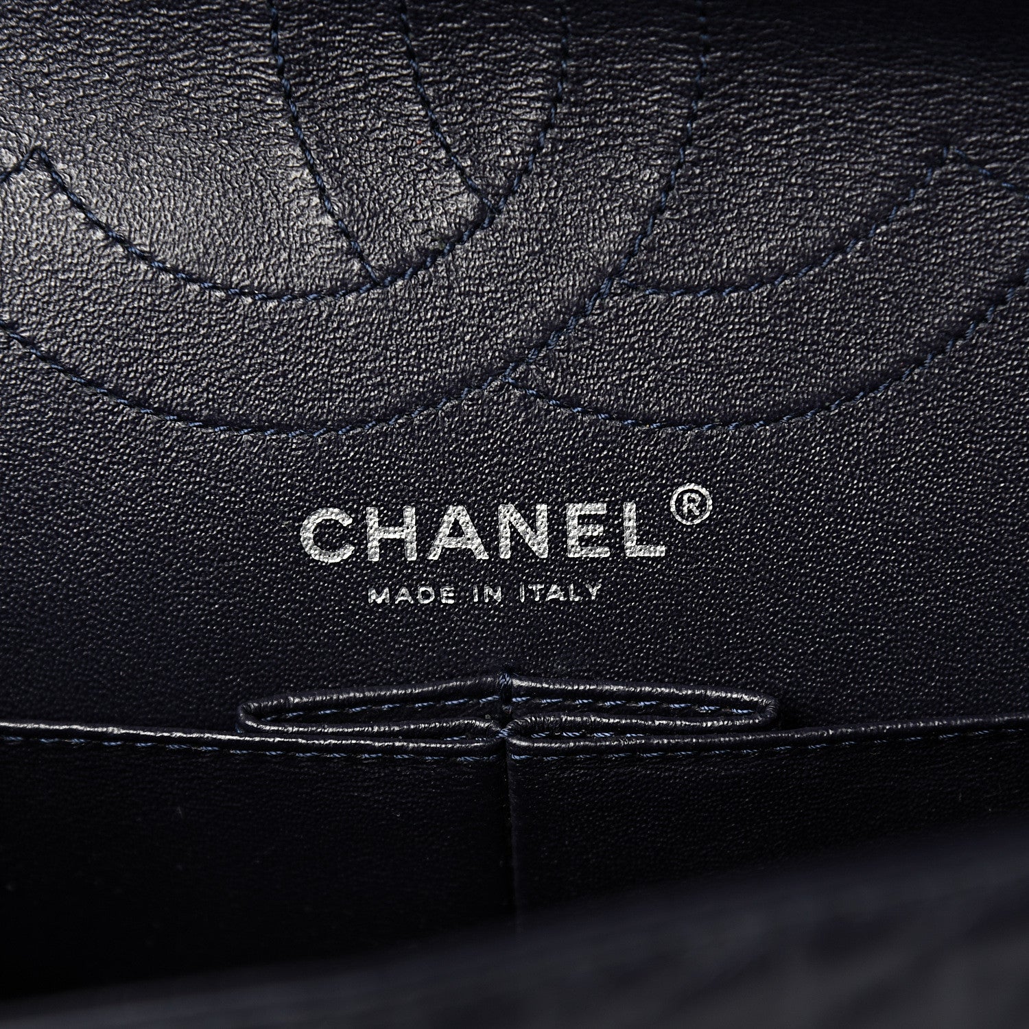 Chanel Aged Calfskin Quilted 2.55 Reissue 226 Flap Navy Blue 5 of 9
