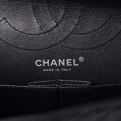 Chanel Aged Calfskin Quilted 2.55 Reissue 226 Flap Navy Blue 5 of 9