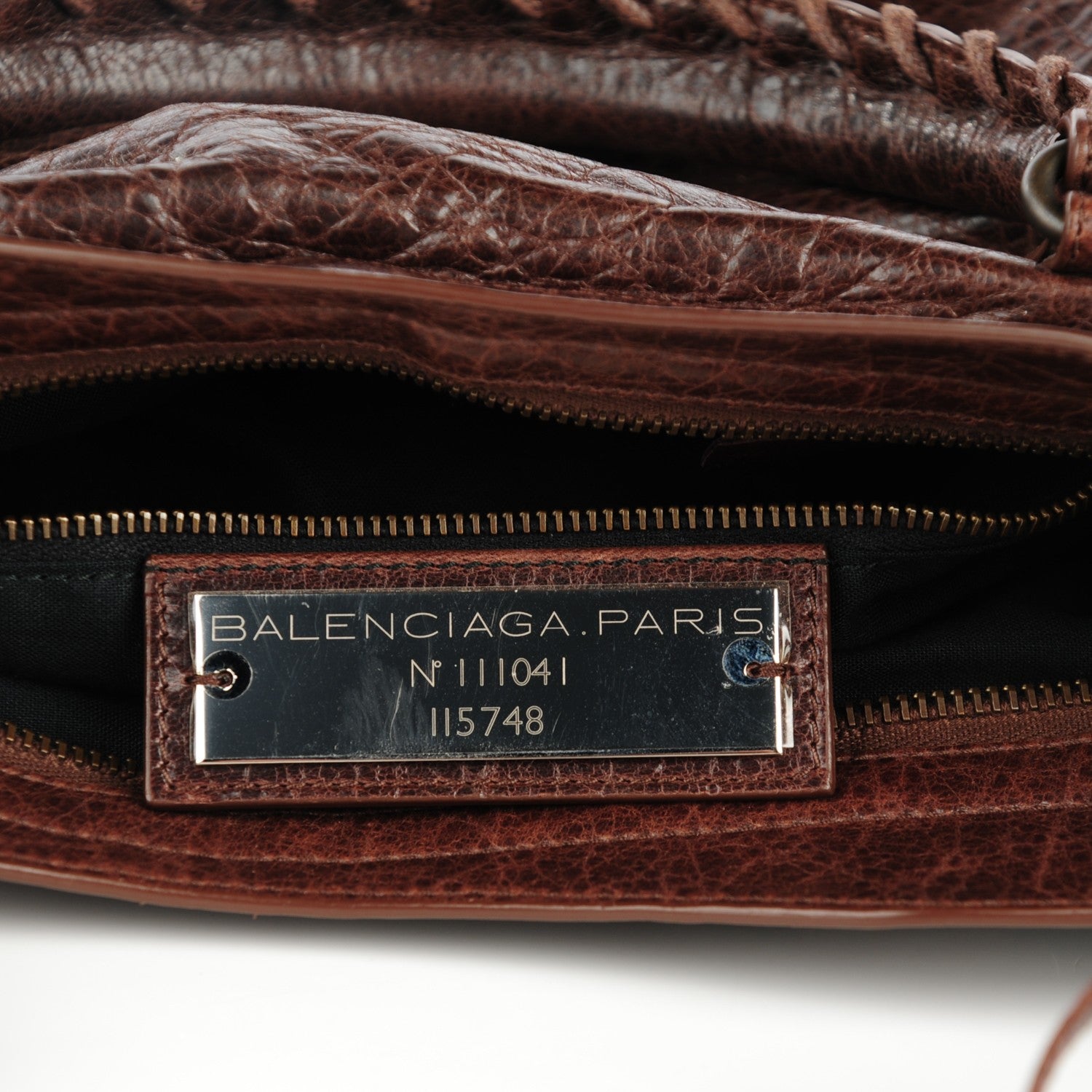 Balenciaga Agneau Classic Hardware City Cigare Fonce 6 of 7