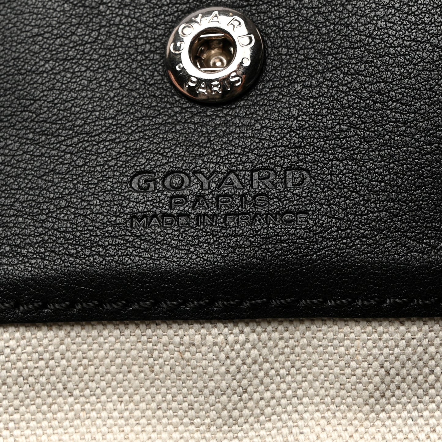 Goyardine Pouch Black