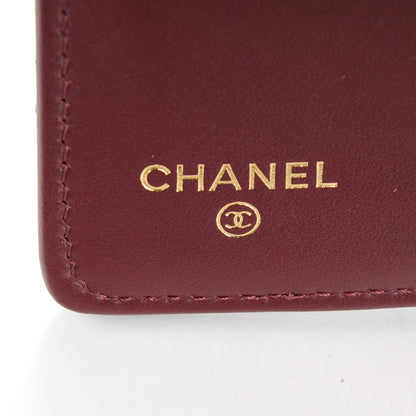 Chanel Caviar Quilted Yen Wallet Black 6 of 8