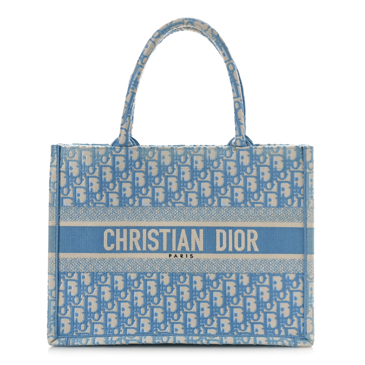 Oblique Medium Book Tote Light Blue