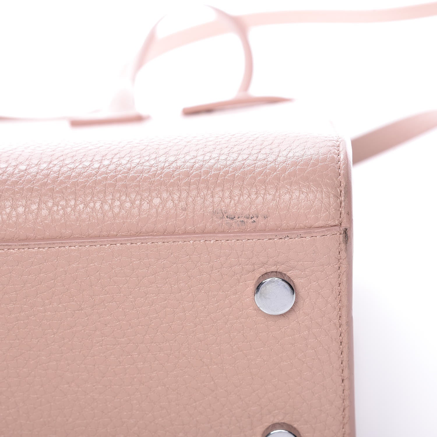Saint Laurent Grained Calfskin Baby Sac De Jour Antique Rose 12 of 18
