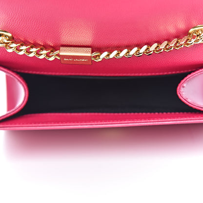 Saint Laurent Grain De Poudre Small Monogram Kate Satchel Bubblegum 5 of 11
