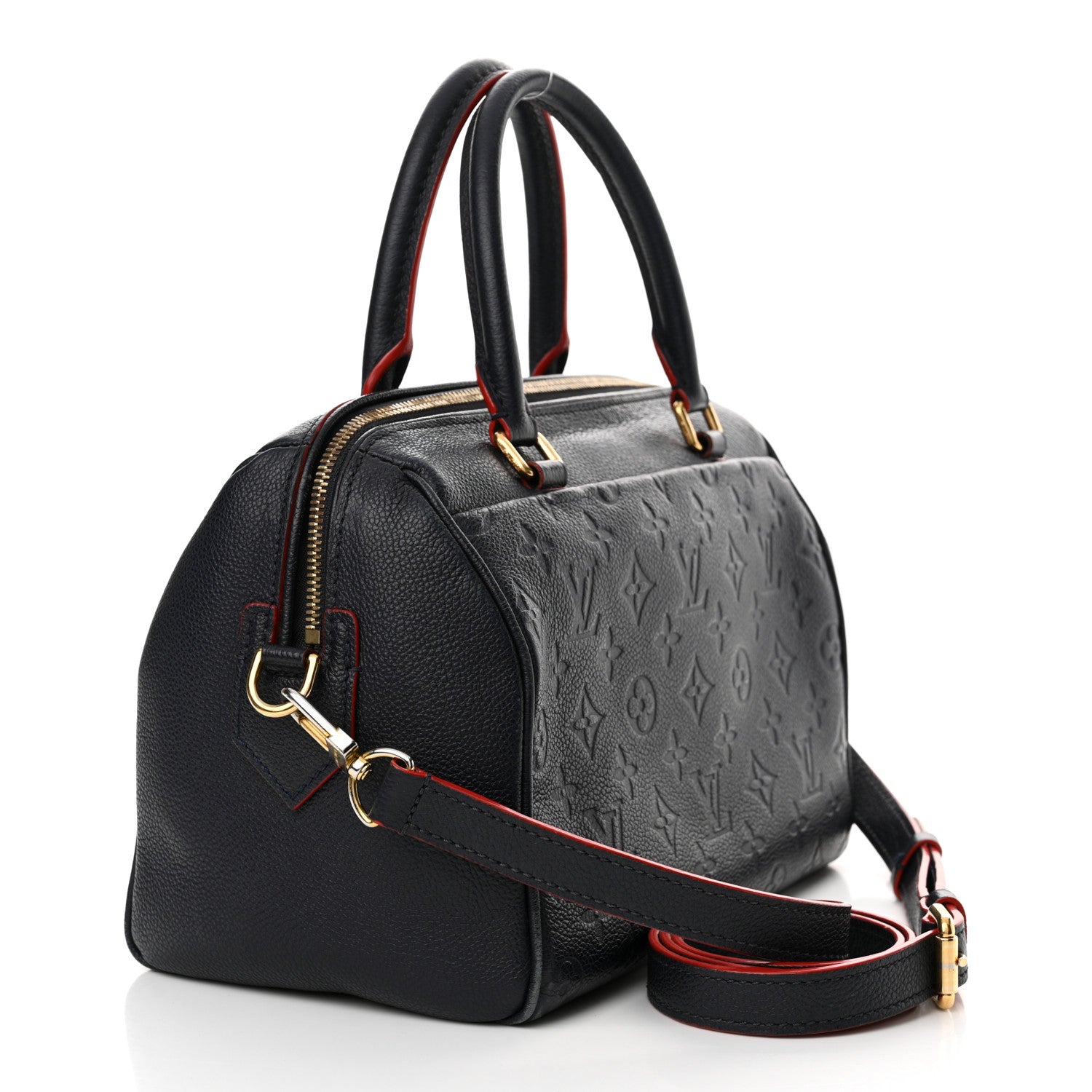 Louis Vuitton Empreinte Speedy Bandouliere 25 NM Marine Rouge 3 of 16