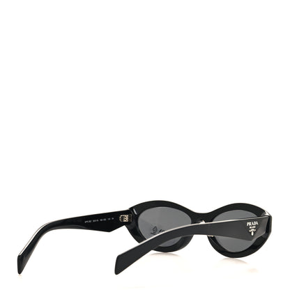 Prada Acetate Oval Sunglasses SPR 26Z Black 4 of 7