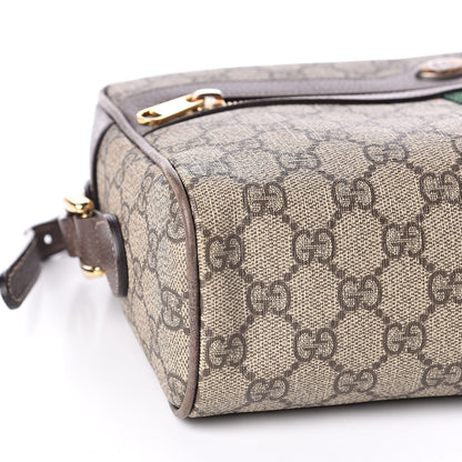 Gucci GG Supreme Monogram Web Small Ophidia Shoulder Bag Brown 8 of 10