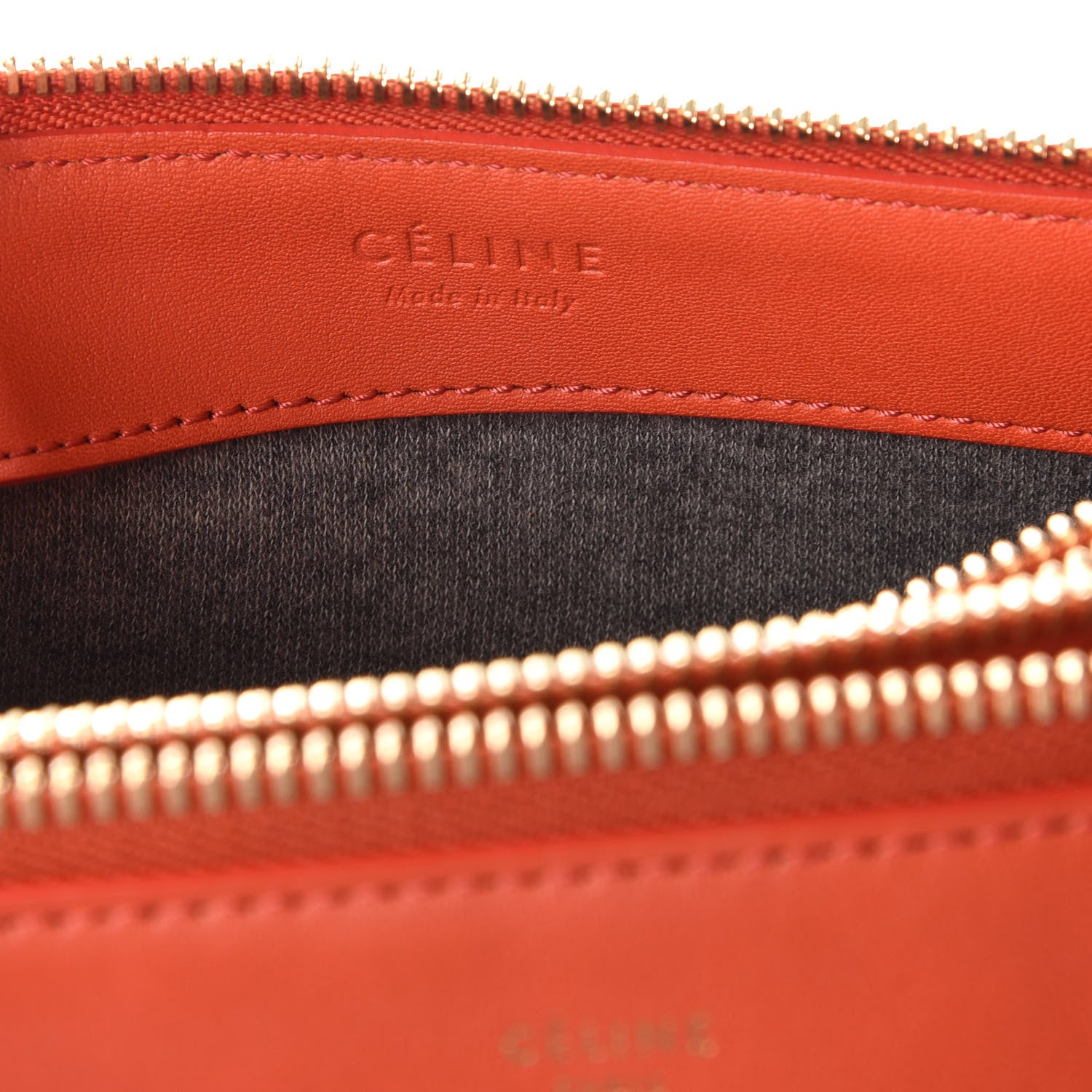 Celine Lambskin Small Trio Crossbody Bag Light Ruby 7 of 8