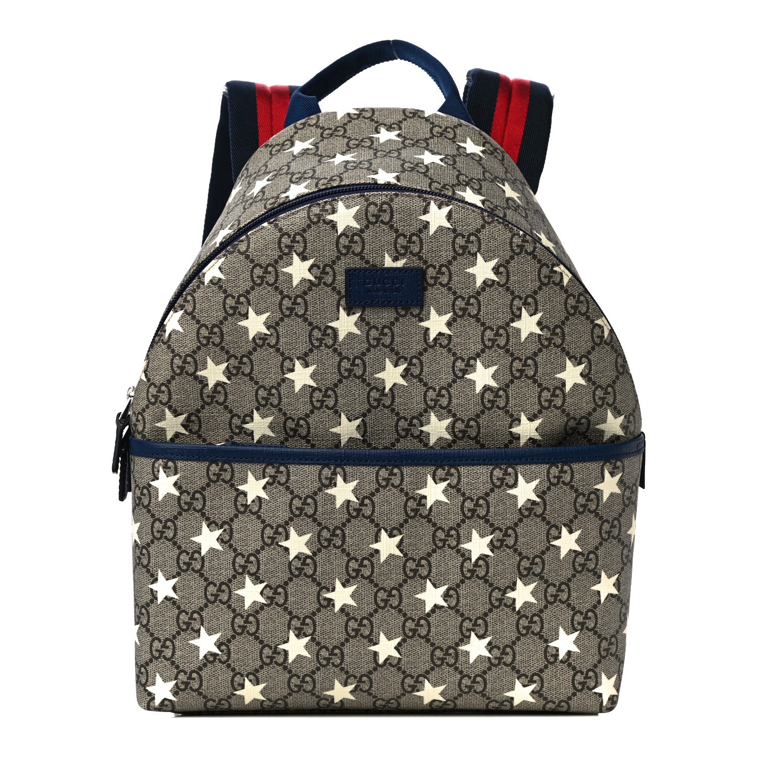 Gucci GG Supreme Monogram Stars Childrens Backpack Beige Ebony Yellow Royal 1 of 12