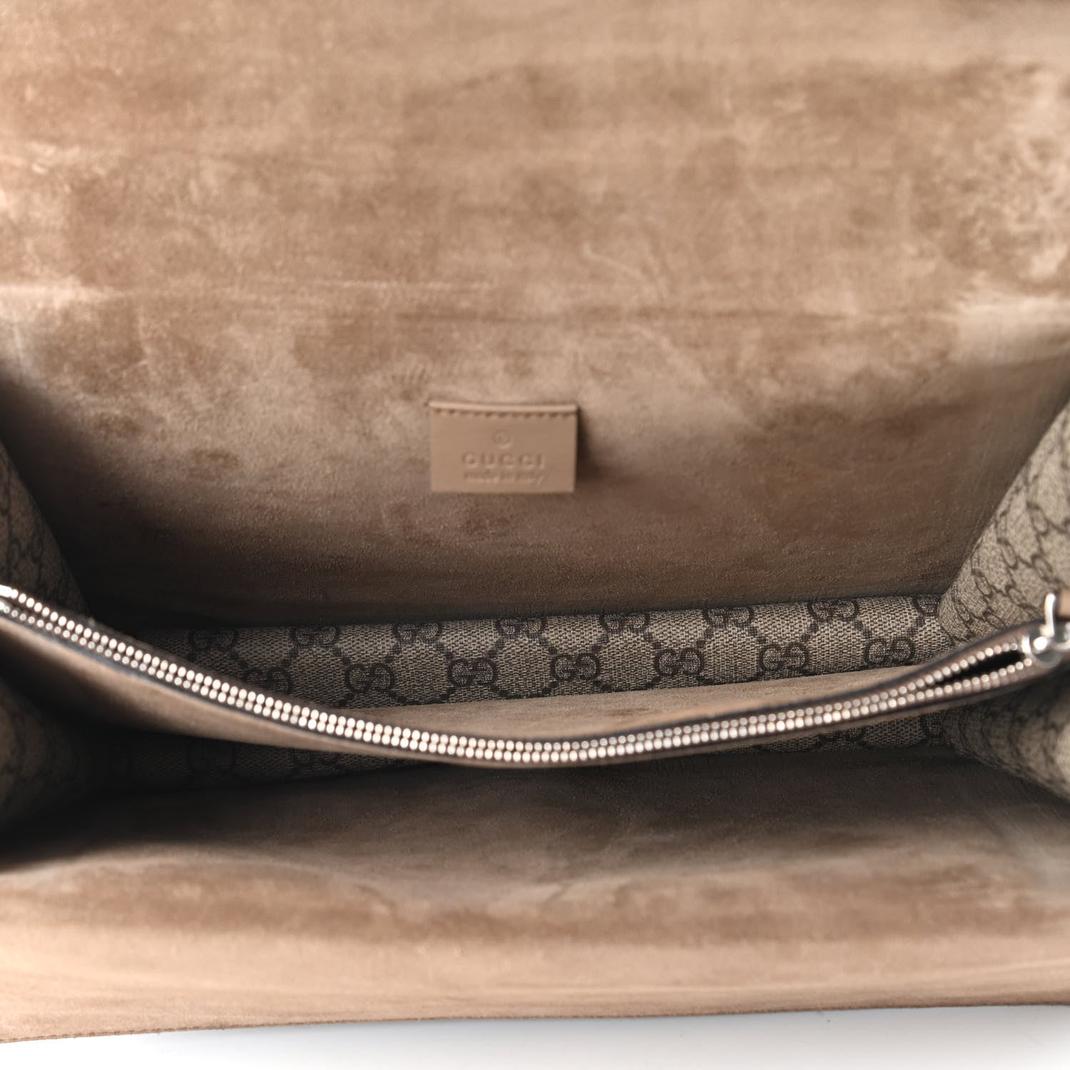 Gucci GG Supreme Monogram Medium Dionysus Shoulder Bag Taupe 5 of 10