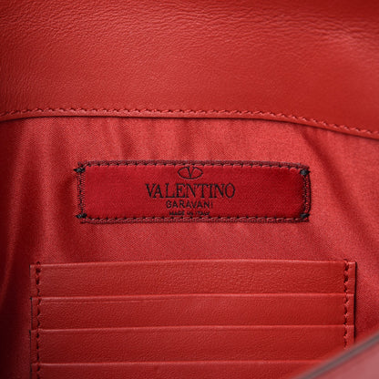 Valentino Garavani Vitello Large Rockstud Envelope Clutch Rosso Valentino 6 of 7