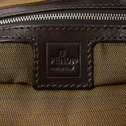 Fendi Zucca Zipped Baguette Tobacco 6 of 9