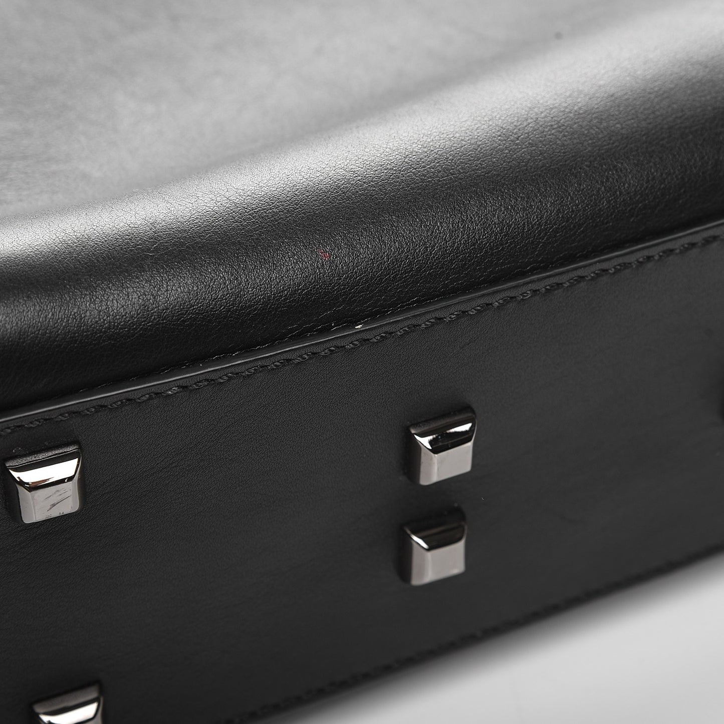 Calfskin Medium My Rockstud Frame Bag Black