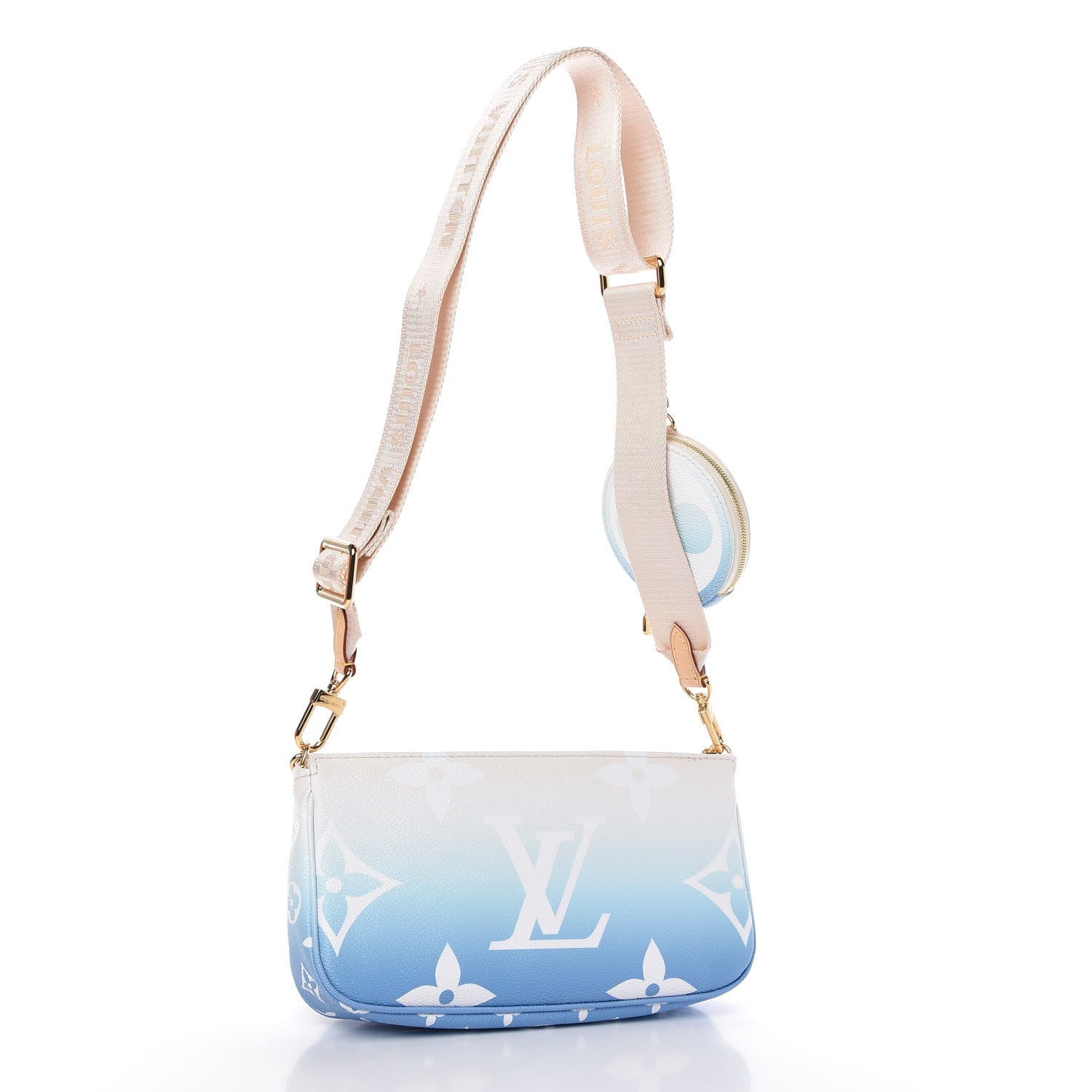 Louis Vuitton Monogram Giant By The Pool Multi Pochette Accessories Blue 3 of 10
