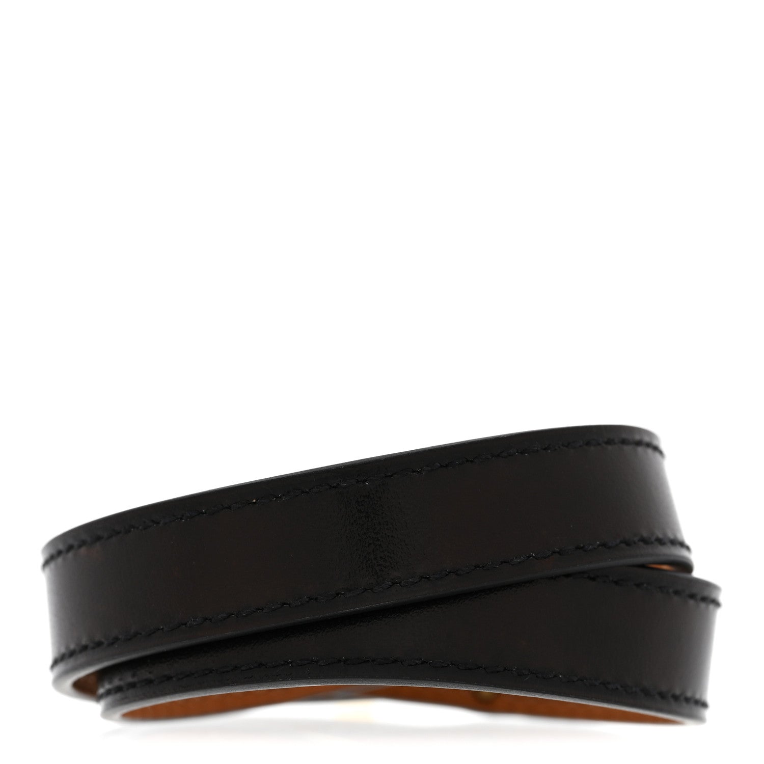 Hermes Box Kelly Double Tour Bracelet S Black 3 of 8