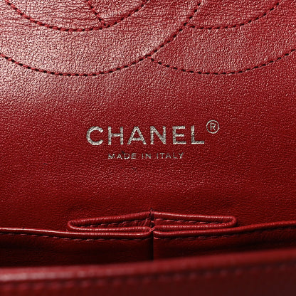 Chanel Caviar Quilted Jumbo Double Flap Dark Red 6 of 13