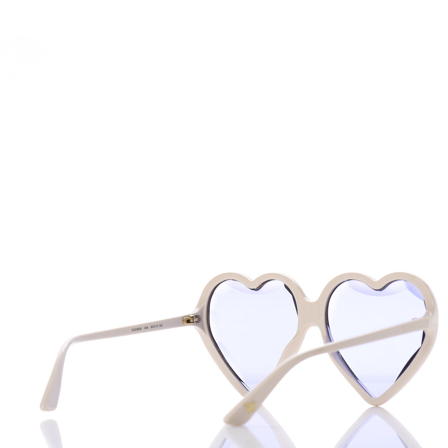 Hollywood Forever Heart Sunglasses GG0360S White