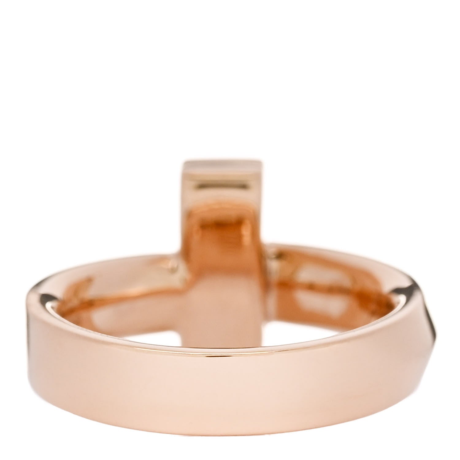 Tiffany 18K Rose Gold 4.5mm T T1 Wide Ring 51 5.75 4 of 5
