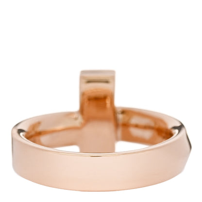 Tiffany 18K Rose Gold 4.5mm T T1 Wide Ring 51 5.75 4 of 5