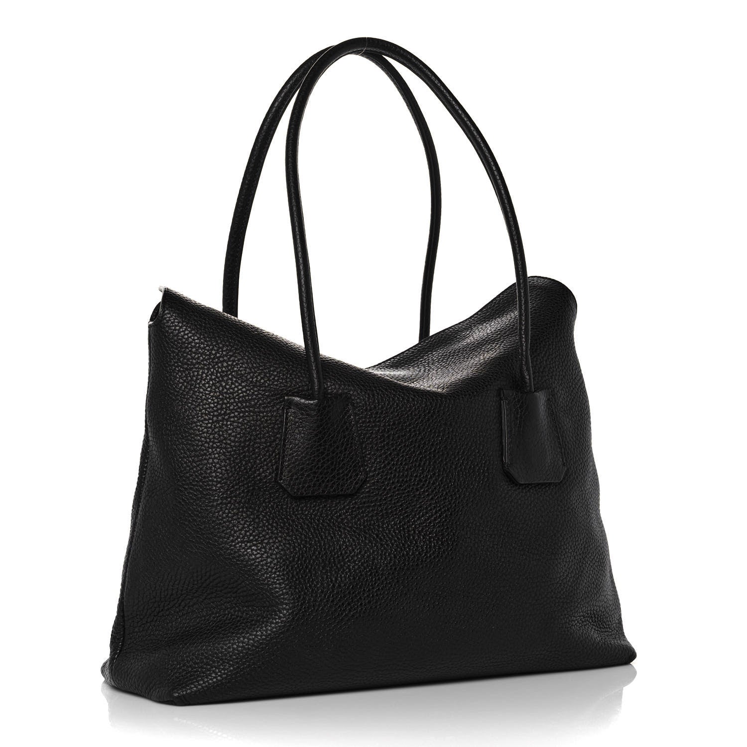 Burberry London Grainy Calfskin Medium Baynard Tote Black 3 of 14