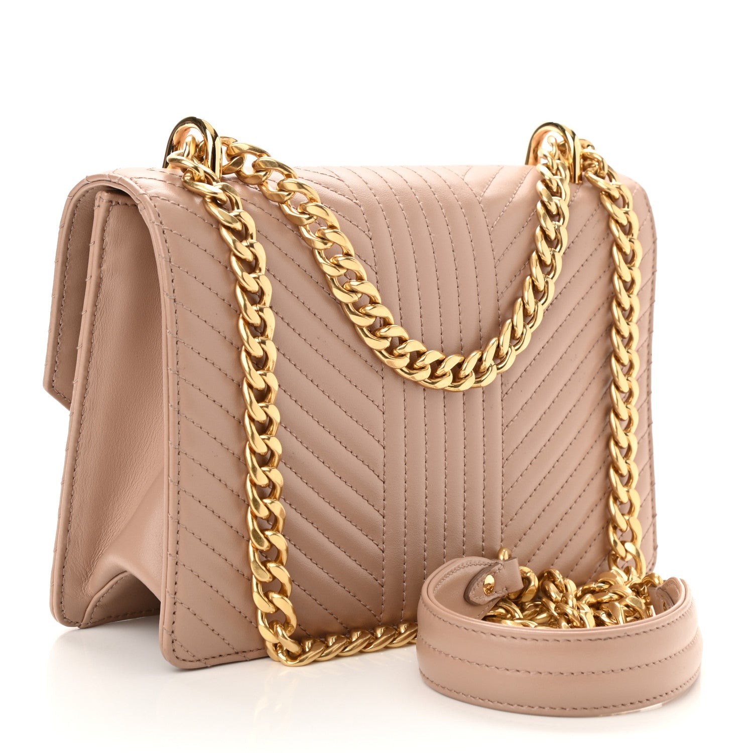 Prada Nappa Quilted Lock Shoulder Bag Cammeo 3 of 9