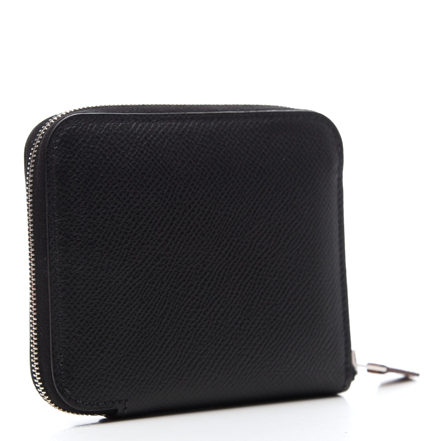Hermes Epsom Silk'in Compact Wallet Black 3 of 8