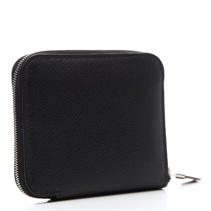 Hermes Epsom Silk'in Compact Wallet Black 3 of 8