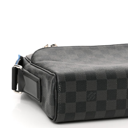 Louis Vuitton Damier Graphite Dayton Reporter PM Blue 10 of 11