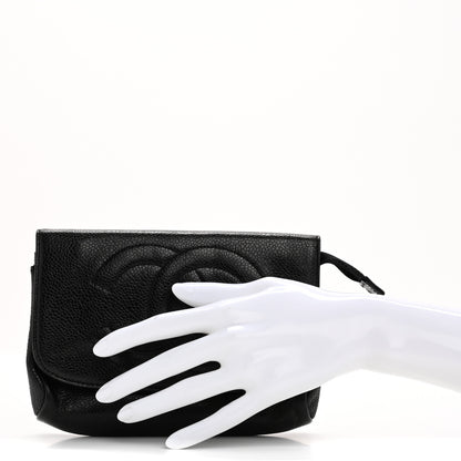 Chanel Caviar Timeless CC Cosmetic Pouch Black 2 of 13