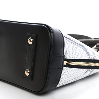 Louis Vuitton X FORNASETTI Calfskin Architettura Alma BB Black White 8 of 8