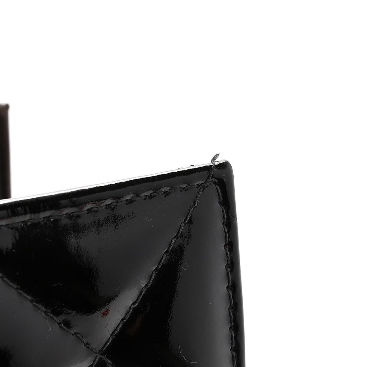 Patent Quilted Grand Shopping Tote GST Black