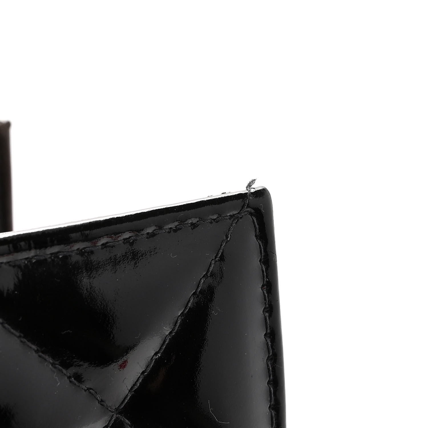 Chanel Patent Quilted Grand Shopping Tote GST Black 11 of 11