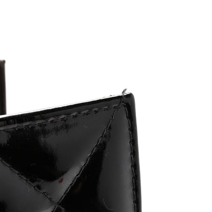 Chanel Patent Quilted Grand Shopping Tote GST Black 11 of 11