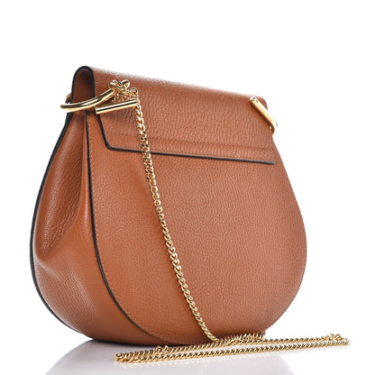 Chloe Grained Lambskin Drew Shoulder Bag Caramel 3 of 7